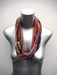 infinity scarves-Orange Red Infinity Scarf-Necklush