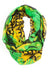 Kiwi Green Banana Yellow Infinity Scarf-scarves-Necklush