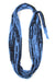 Light Blue Black Chunky Cowl-scarves-Necklush