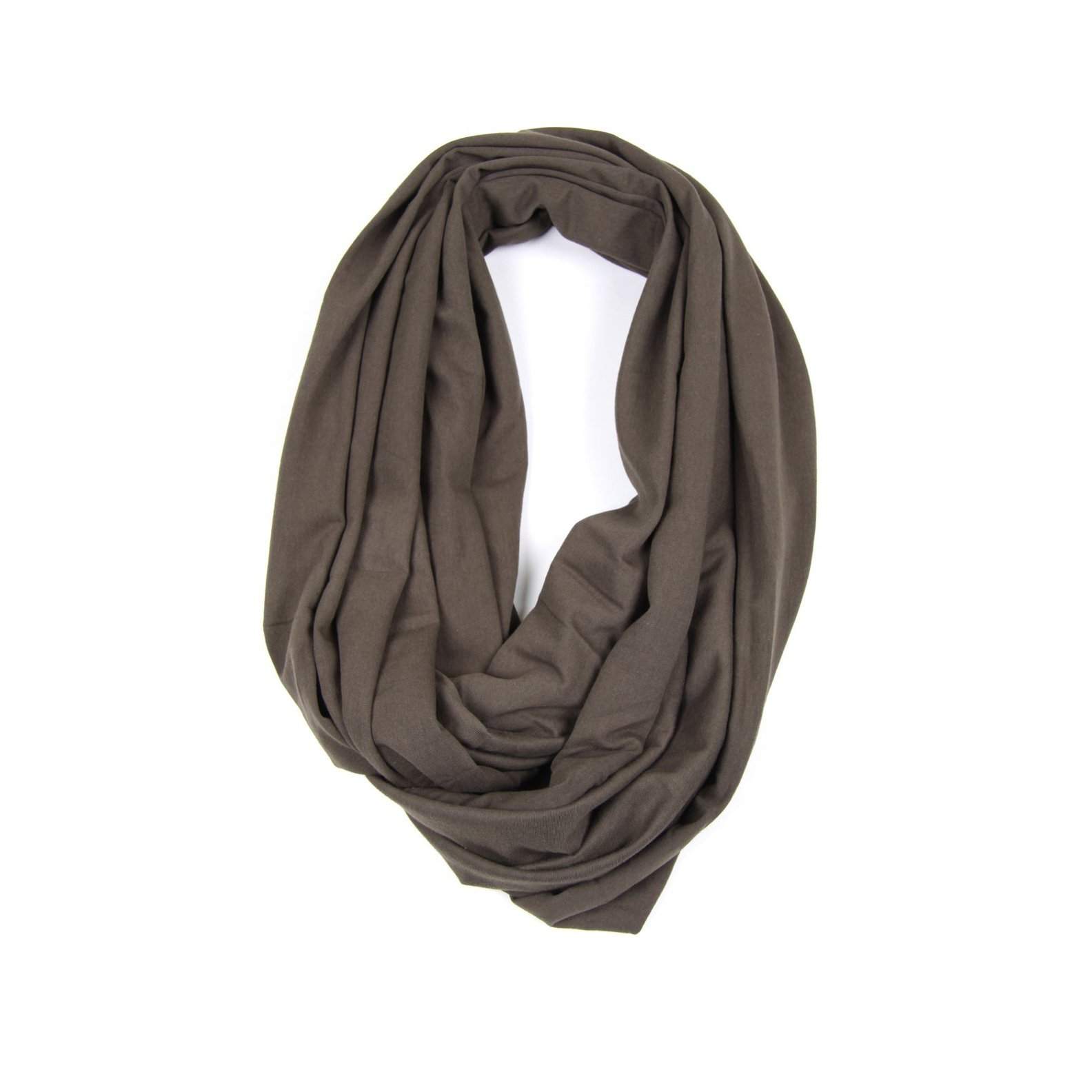 Light Brown Circle Scarf-scarves-Necklush