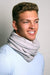 Light Gray Circle Scarf-scarves-Necklush