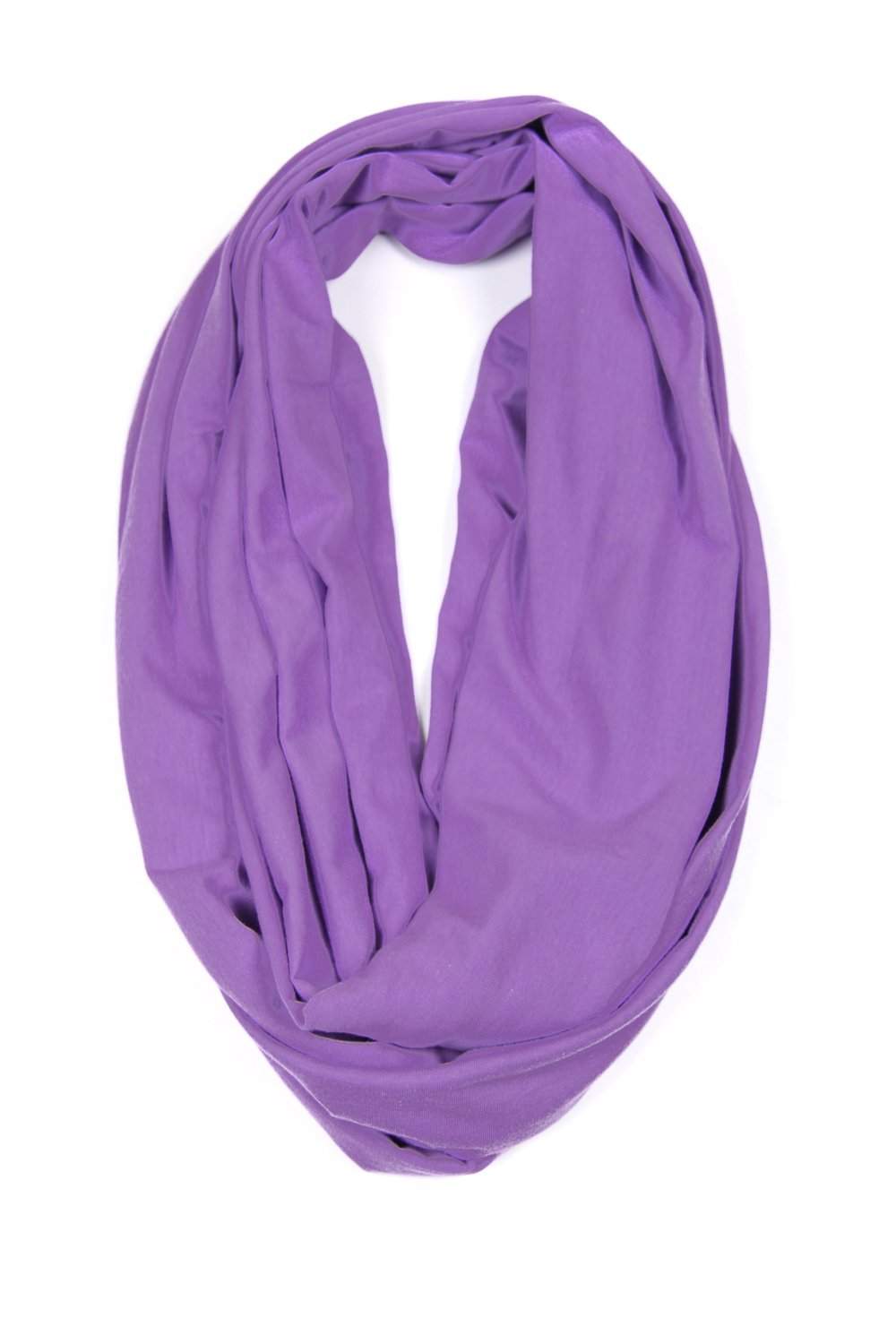 Light Purple Circle Scarf-scarves-Necklush