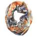 Mauve Purple Burnt Orange Infinity Scarf-scarves-Necklush