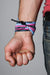 Mens Bracelet-Neon Blue Purple Mens Bracelet-Necklush