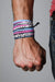 Mens Bracelet-Neon Blue Purple Mens Bracelet-Necklush