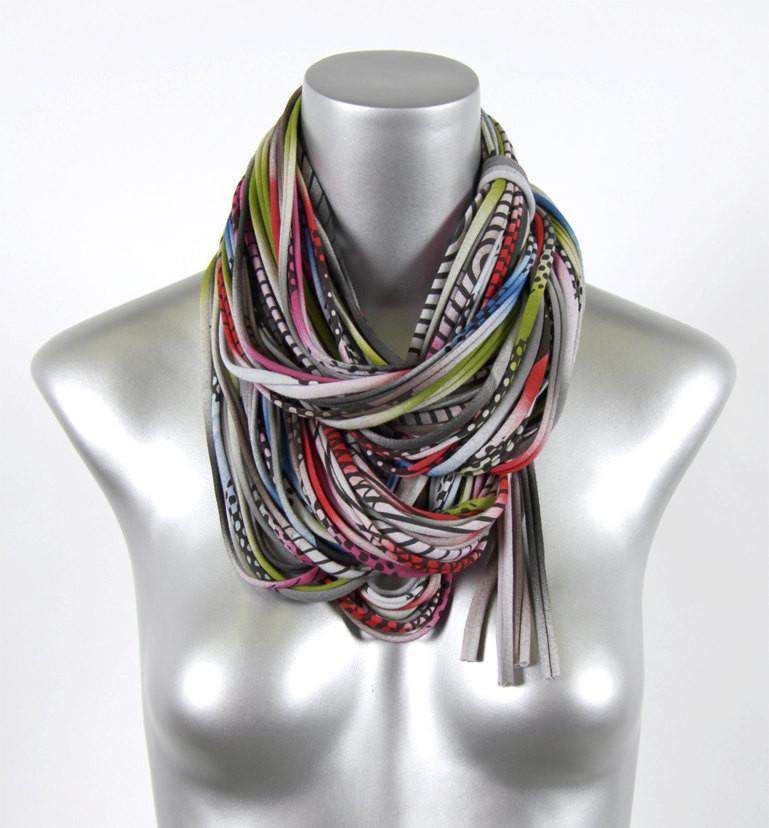 Multi/Color-scarves-Necklush