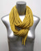 Mustard Yellow Chunky Scarf-scarves-Necklush