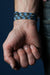 Nautical Bracelet / Blue w/ Stainless Steel Anchor-bracelets-Necklush