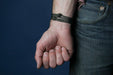 Nautical Bracelet / Military Green w/ Stainless Steel Anchor-bracelets-Necklush