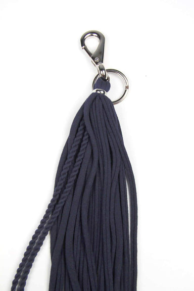 Navy Blue Keychain Tassel-keychains-Necklush