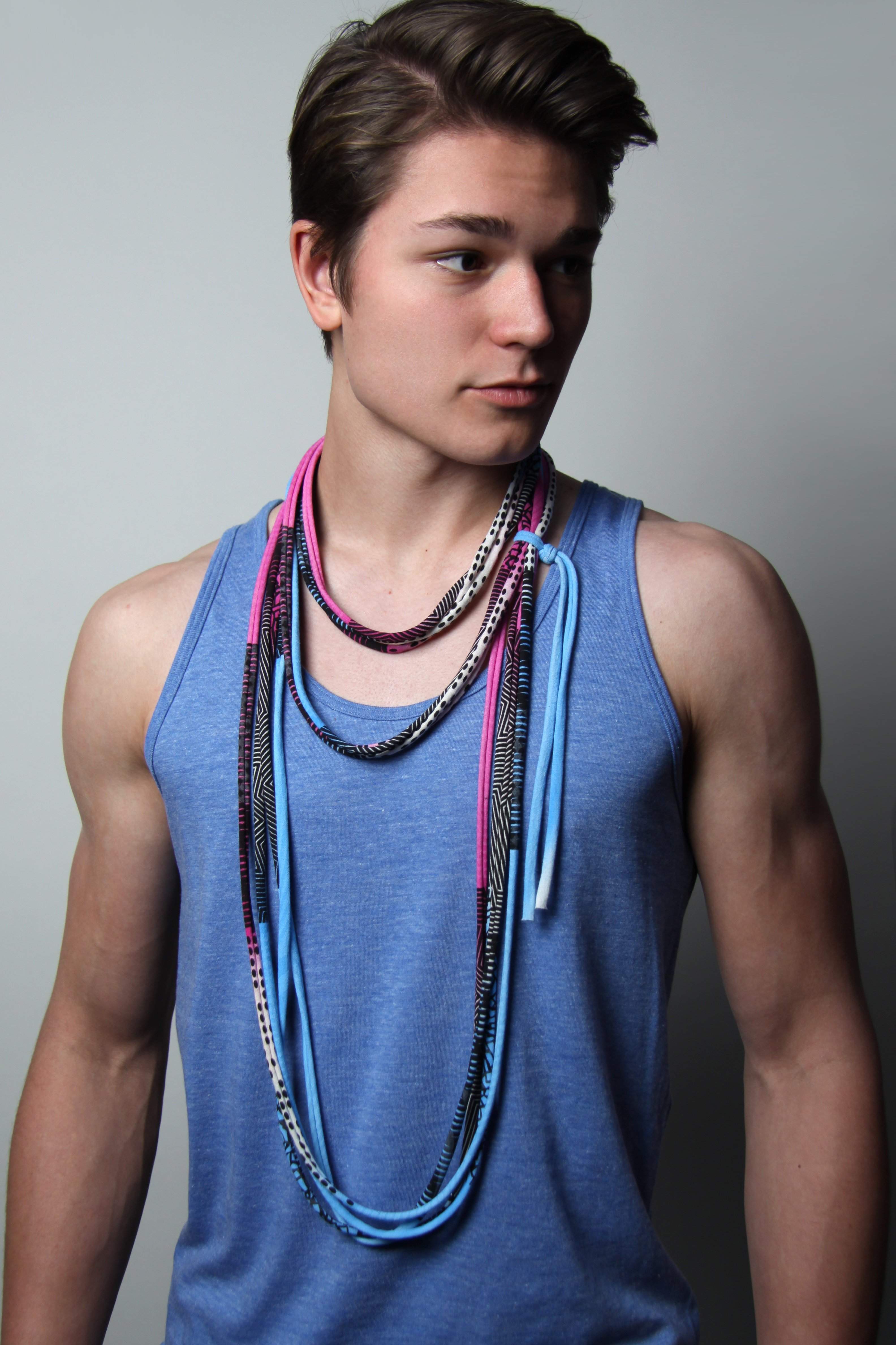 Blue Chains, Necklaces & Pendants for Men for sale | eBay