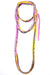 Neon Purple Yellow Necklace-necklaces-Necklush