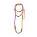 Neon Purple Yellow Necklace