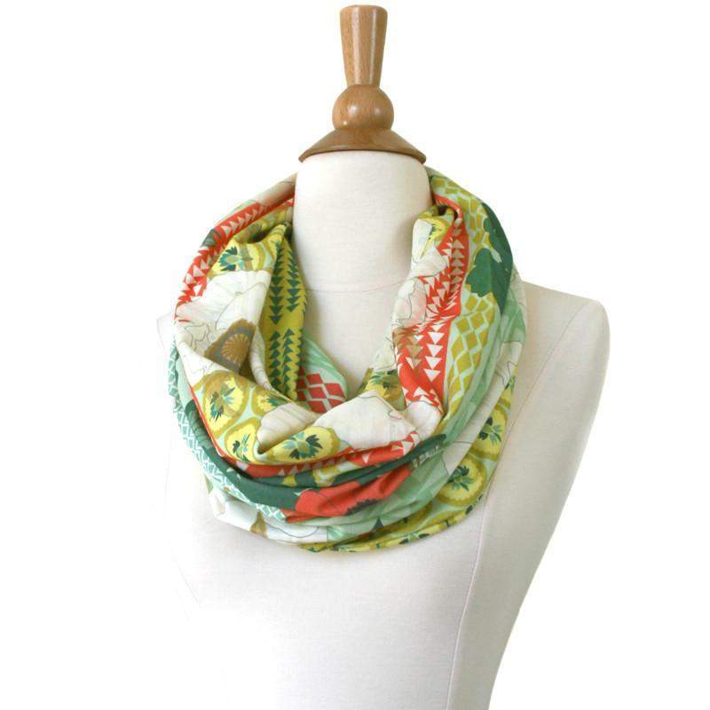 Olive Forest Green Infinity Scarf-scarves-Necklush