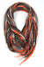 Orange Black Chunky Scarf-scarves-Necklush