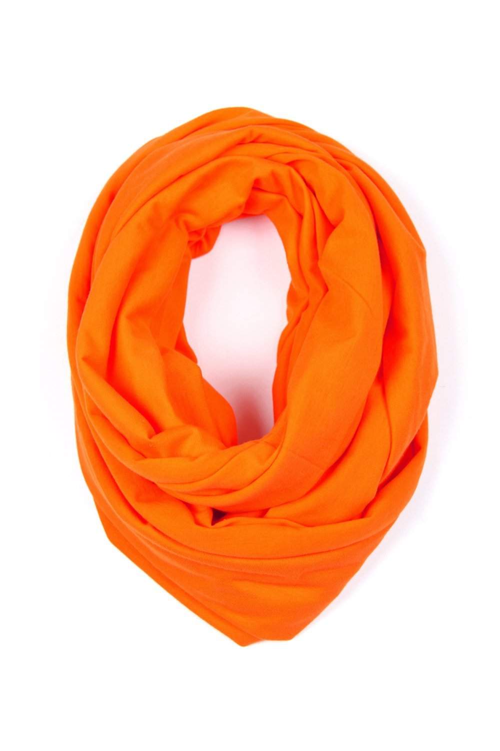 Orange Circle Scarf-scarves-Necklush