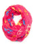 Pink Yellow Infinity Scarf