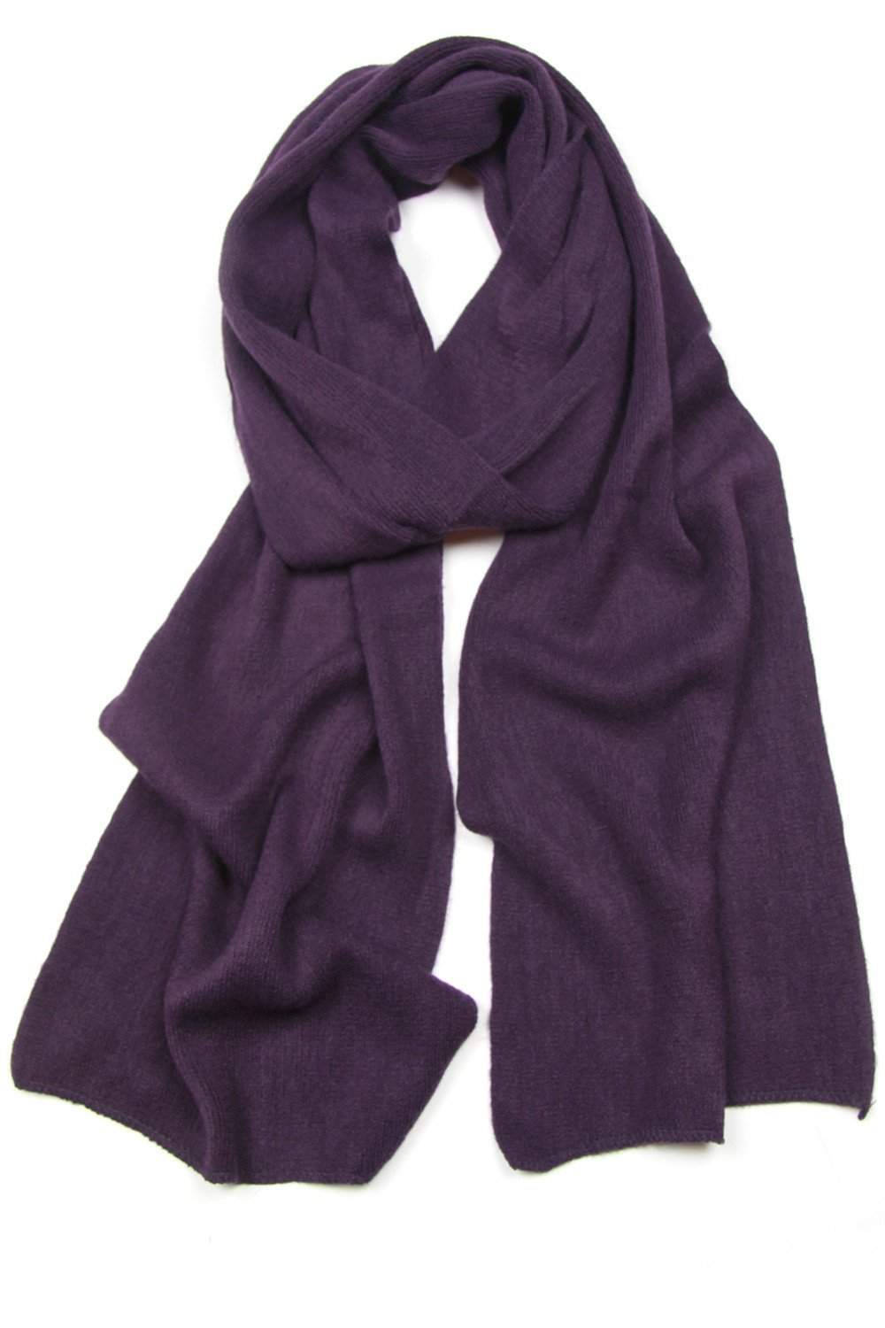 Plum Purple Scarf, Womens, Mens, Winter, Large, Acrylic-scarves-Necklush