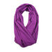 Purple Circle Scarf-scarves-Necklush