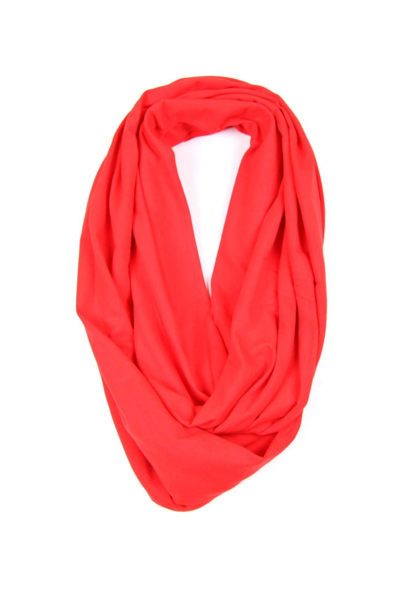 Red Circle Scarf-scarves-Necklush