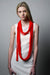 Red Long Scarf-scarves-Necklush