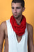 Red Chunky Scarf-scarves-Necklush