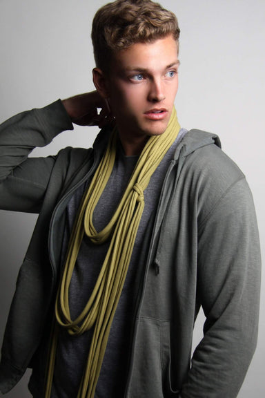 Sage Green Long Scarf-scarves-Necklush