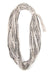 Striped Beige Cowl Scarf-scarves-Necklush