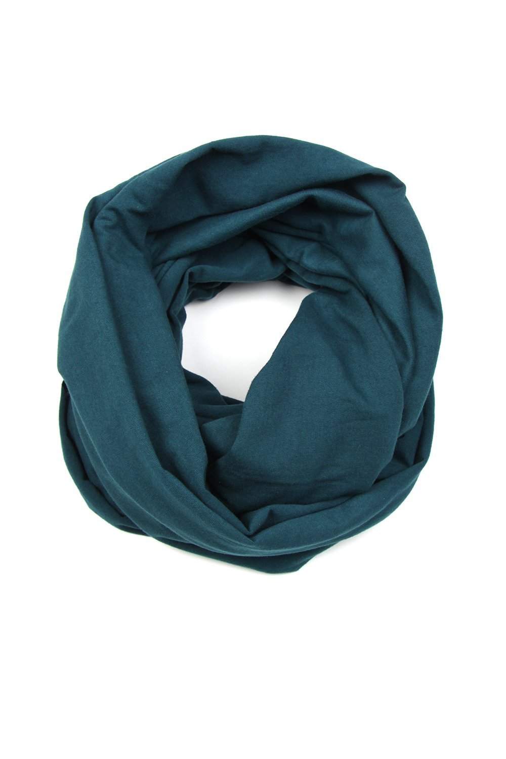 Teal Green Circle Scarf-scarves-Necklush