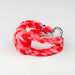 Womens Braided Bracelet - Tie Dye Red
