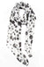 White Black Giant Polka Dot Scarf-scarves-Necklush