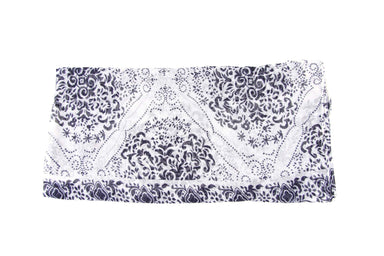 White Purple Circle Scarf-scarves-Necklush