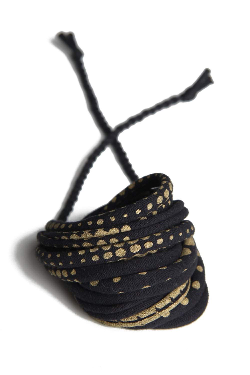 Wrap Bracelet / Black Gold-bracelets-Necklush